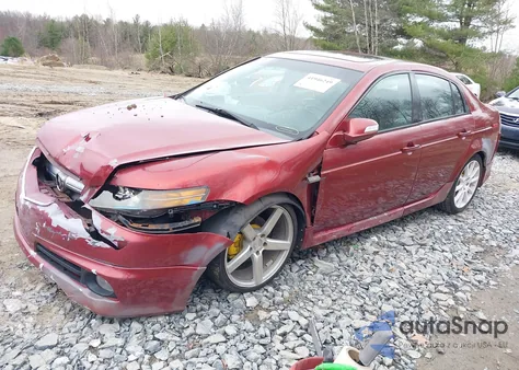 2007 Acura Tl 3.2 z USA, uszkodzony, nr VIN 19UUA662X7A030154